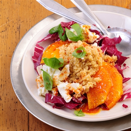 Schneller Couscous-Salat mit Blutorangen