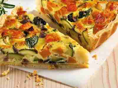 Bunte Gemüse-Quiche