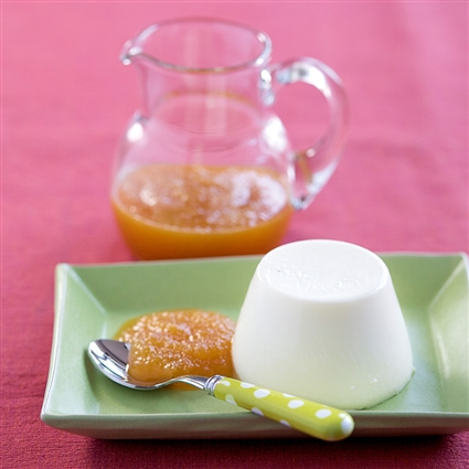 Weiße Schoko-Panna-cotta