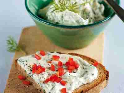 Meerrettich-Frischkäse mit Dill