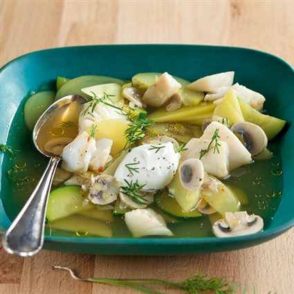 Fisch-Gemüse-Topf