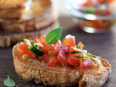 Bruschetta mit Tomaten