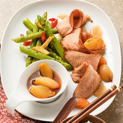 Asia-Filet mit Tamarinden-Schalotten-Sauce