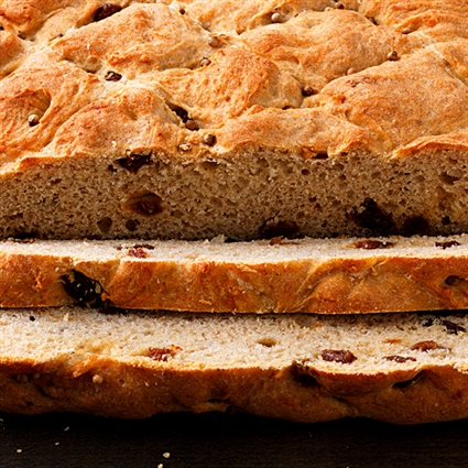 Schmalzbrot mit Rosinen