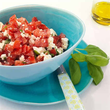 Tomaten-Käse-Tatar