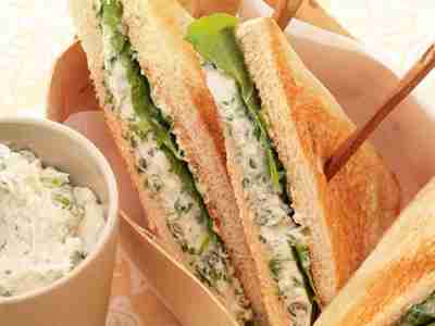 Tramezzini mit Fischcreme