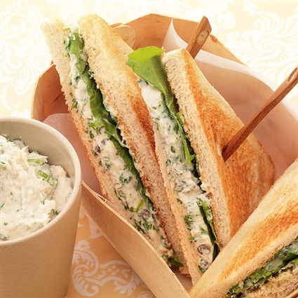 Tramezzini mit Fischcreme