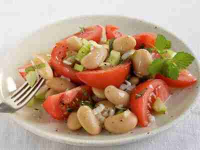 Tomaten-Bohnen-Salat