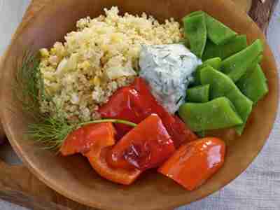 Gemüse-Couscous-Salat