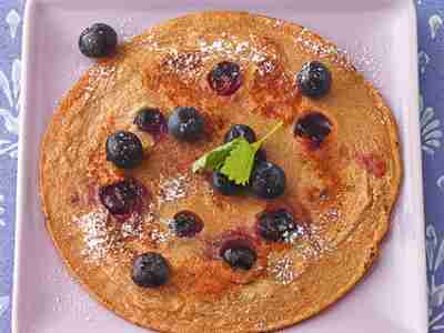 Heidelbeer-Zimt-Pfannkuchen