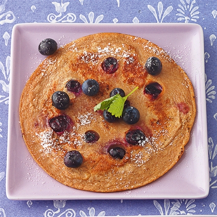 Heidelbeer-Zimt-Pfannkuchen