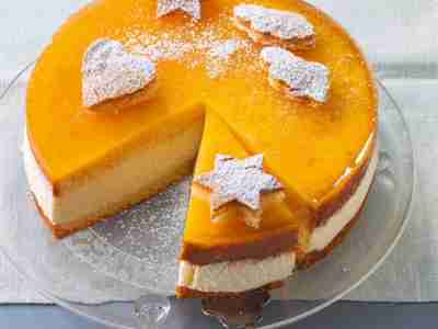 Joghurt-Torte mit Maracuja