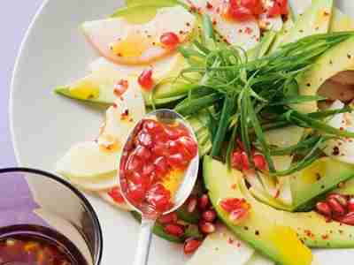 Avocado-Apfel-Carpaccio
