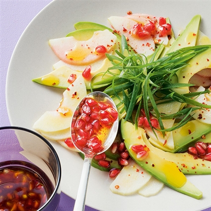 Avocado-Apfel-Carpaccio