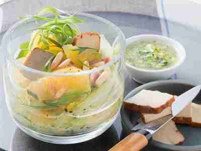 Sellerie-Orangen-Salat mit Räuchertofu