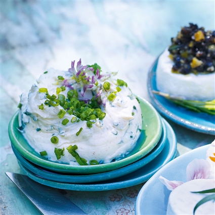 Ziegenkäse-Kräuter-Creme