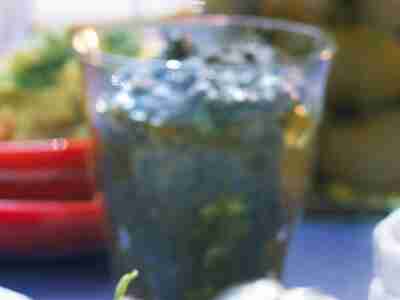 Schwarze Oliventapenade