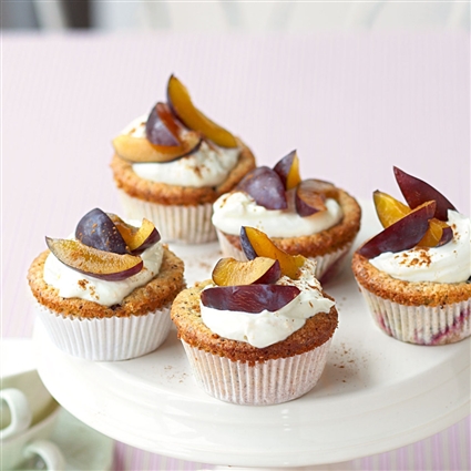 Zwetschgen-Cupcakes