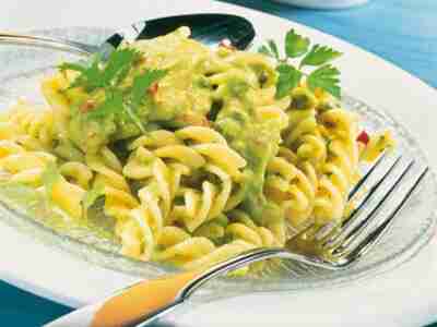 Fusilli mit Avocadosauce