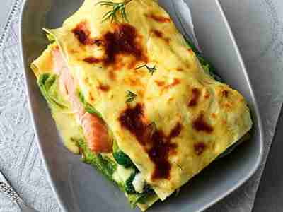 Wirsing-Lachs-Lasagne