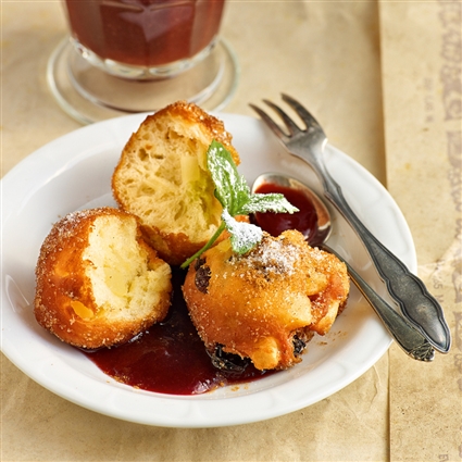 Apfel-Hefeteig-Krapfen