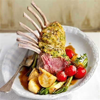 Lammkarree mit Meerrettichkruste