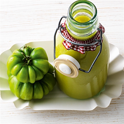 Grüner Tomatenketchup