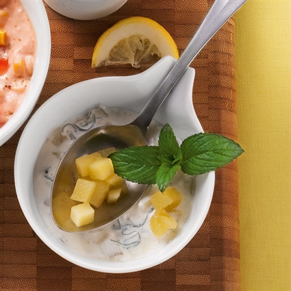 Apfel-Minz-Sauce