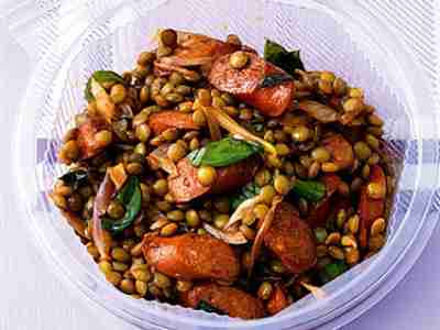 Linsen-Debreziner-Salat