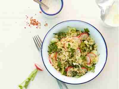 Bulgursalat mit Radieschen