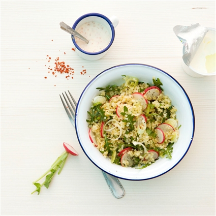 Bulgursalat mit Radieschen
