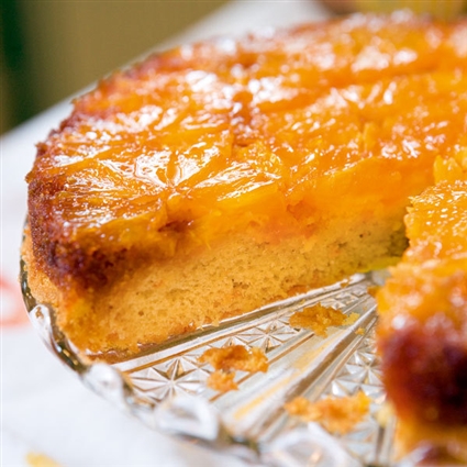 Orangen-Karamell-Kuchen