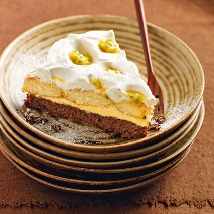 Rum-Passionsfrucht-Torte