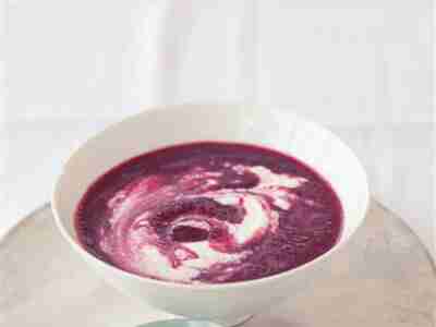 Rote-Bete-Suppe mit Kren