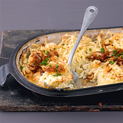 Käsespätzle mit Emmentaler