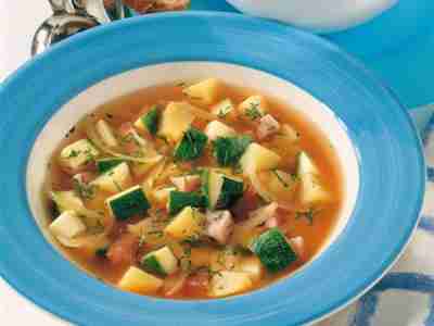 Kartoffelsuppe mit Kasseler