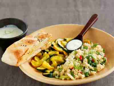 Schneller Couscous-Salat mit Joghurt
