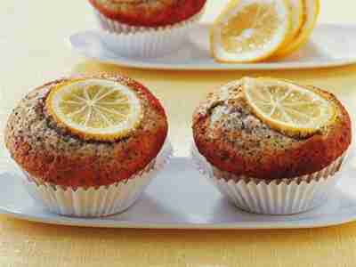 Zitronen-Mohn-Muffins