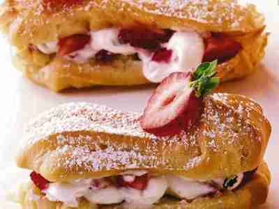 Erdbeer-Eclairs