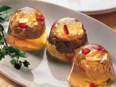 Leberterrine mit Apfelgelee