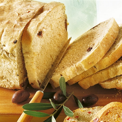 Fetabrot mit Oliven – Rezept für den Brotbackautomat