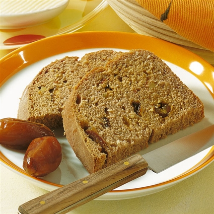 Dattelbrot mit Rosinen – Rezept für den Brotbackautomat