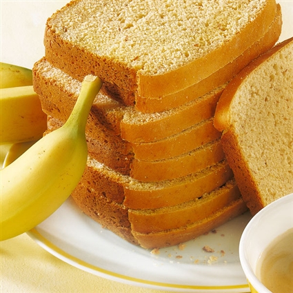 Joghurt-Bananen-Brot – Rezept für den Brotbackautomat