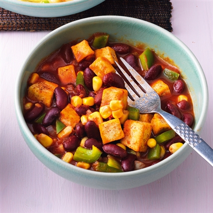 Schnelles Chili sin carne