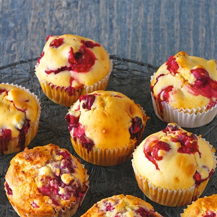 Histaminarme Cranberry-Muffins