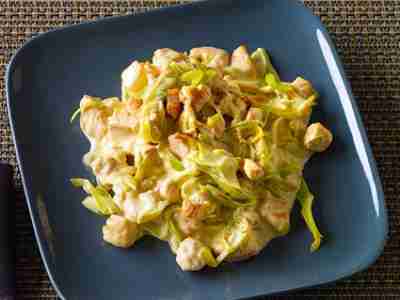 Würziger Putensalat mit Curry