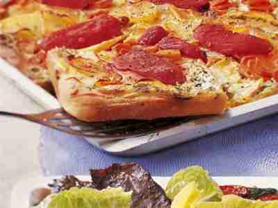 Kartoffel-Möhren-Pizza