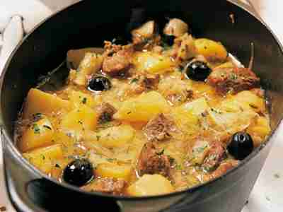 Lammragout mit Gemüse