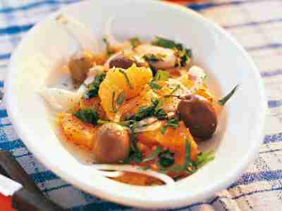 Sommerlicher Orangensalat