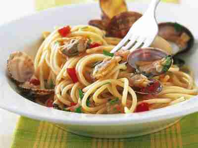 Spaghetti mit Muscheln